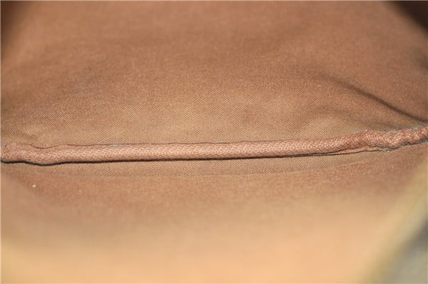 Auth Louis Vuitton Monogram Pochette Bosphore Shoulder Cross Bag M40044 LV 8246E