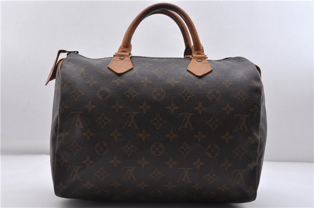 Authentic LOUIS VUITTON Monogram Speedy 30 Hand Bag Old Model LV 8247C