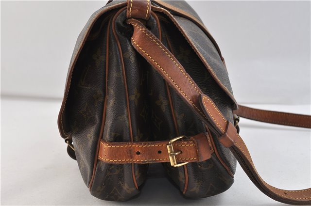 Auth LOUIS VUITTON Monogram Saumur 30 Shoulder Cross Body Bag M42256 LV 8248C