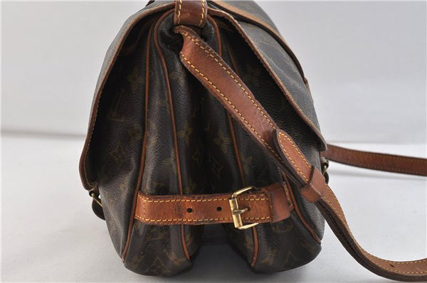Auth LOUIS VUITTON Monogram Saumur 30 Shoulder Cross Body Bag M42256 LV 8248C