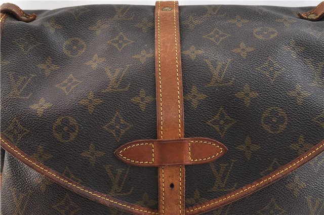 Auth LOUIS VUITTON Monogram Saumur 30 Shoulder Cross Body Bag M42256 LV 8248C