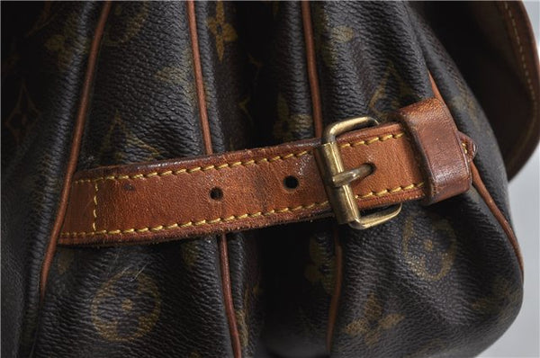 Auth LOUIS VUITTON Monogram Saumur 30 Shoulder Cross Body Bag M42256 LV 8248C