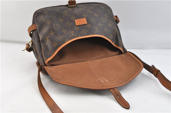 Auth LOUIS VUITTON Monogram Saumur 30 Shoulder Cross Body Bag M42256 LV 8248C