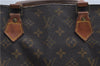 Authentic Louis Vuitton Monogram Sac Plat Hand Bag M51140 LV 8248D