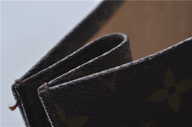 Authentic Louis Vuitton Monogram Sac Plat Hand Bag M51140 LV 8248D