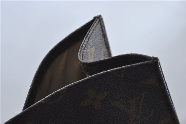 Authentic Louis Vuitton Monogram Sac Plat Hand Bag M51140 LV 8248D