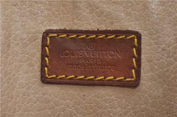 Authentic Louis Vuitton Monogram Sac Plat Hand Bag M51140 LV 8248D