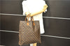 Authentic Louis Vuitton Monogram Sac Plat Hand Bag M51140 LV 8248D