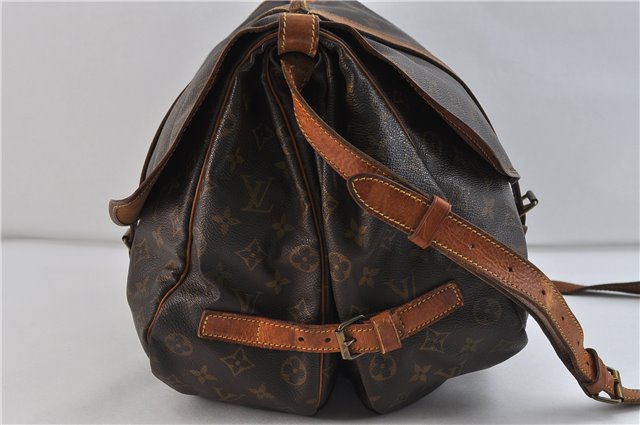 Auth LOUIS VUITTON Monogram Saumur 35 Shoulder Cross Body Bag M42254 LV 8249C