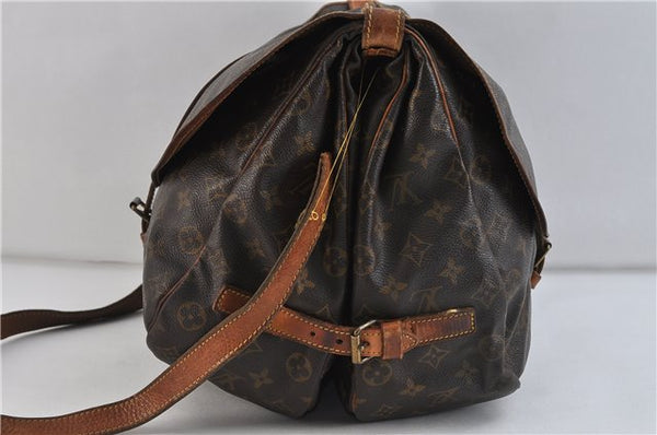 Auth LOUIS VUITTON Monogram Saumur 35 Shoulder Cross Body Bag M42254 LV 8249C