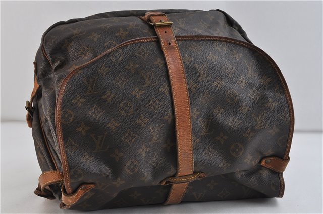 Auth LOUIS VUITTON Monogram Saumur 35 Shoulder Cross Body Bag M42254 LV 8249C