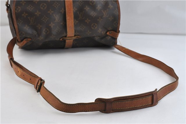 Auth LOUIS VUITTON Monogram Saumur 35 Shoulder Cross Body Bag M42254 LV 8249C