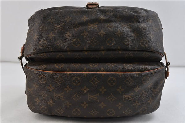 Auth LOUIS VUITTON Monogram Saumur 35 Shoulder Cross Body Bag M42254 LV 8249C