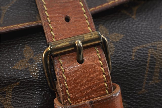 Auth LOUIS VUITTON Monogram Saumur 35 Shoulder Cross Body Bag M42254 LV 8249C
