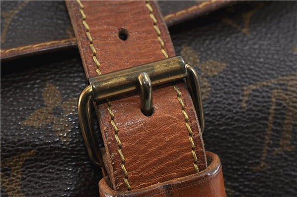 Auth LOUIS VUITTON Monogram Saumur 35 Shoulder Cross Body Bag M42254 LV 8249C
