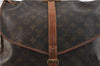 Auth LOUIS VUITTON Monogram Saumur 35 Shoulder Cross Body Bag M42254 LV 8249C