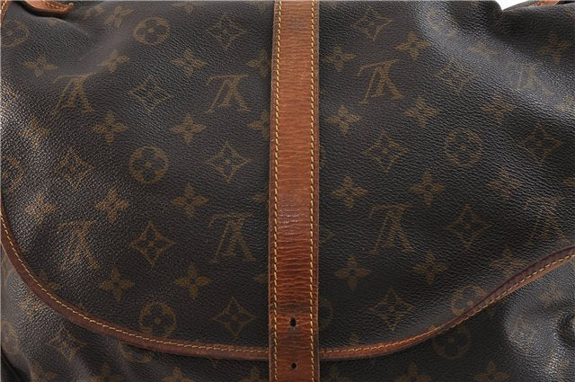 Auth LOUIS VUITTON Monogram Saumur 35 Shoulder Cross Body Bag M42254 LV 8249C