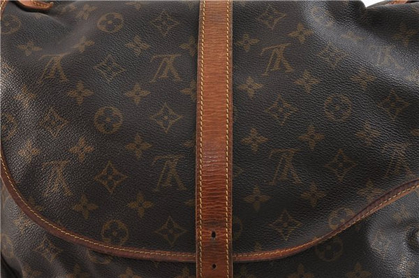 Auth LOUIS VUITTON Monogram Saumur 35 Shoulder Cross Body Bag M42254 LV 8249C