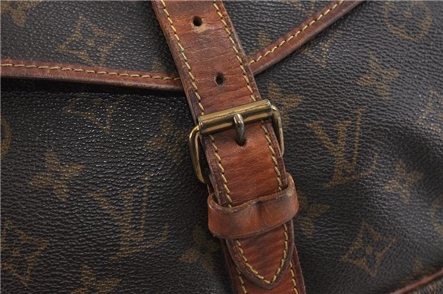 Auth LOUIS VUITTON Monogram Saumur 35 Shoulder Cross Body Bag M42254 LV 8249C