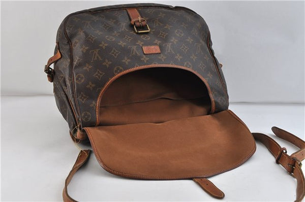 Auth LOUIS VUITTON Monogram Saumur 35 Shoulder Cross Body Bag M42254 LV 8249C