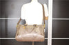 Authentic PRADA Vintage Leather Nappa 2Way Shoulder Hand Tote Bag Gray 8249F