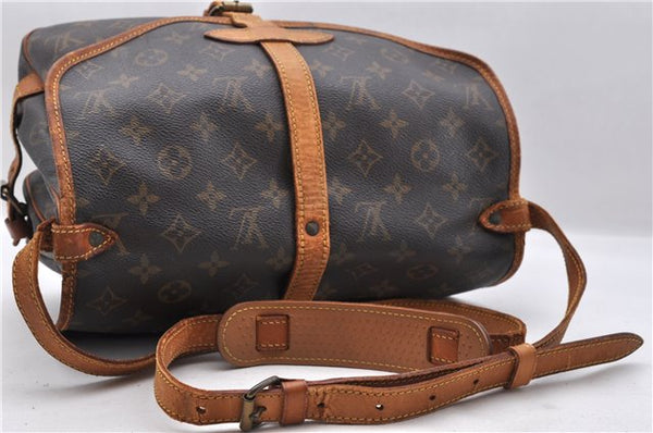 Auth LOUIS VUITTON Monogram Saumur 30 Shoulder Cross Body Bag M42256 LV 8250C
