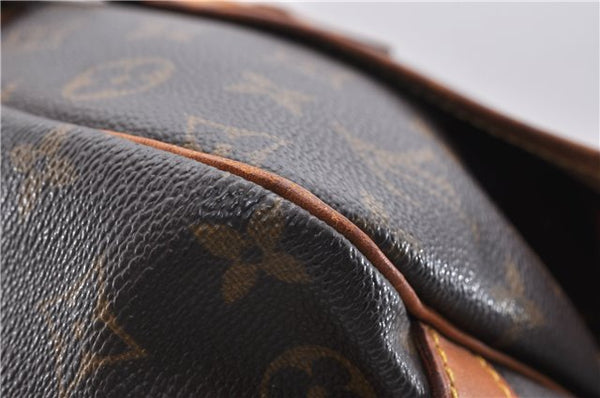 Auth LOUIS VUITTON Monogram Saumur 30 Shoulder Cross Body Bag M42256 LV 8250C