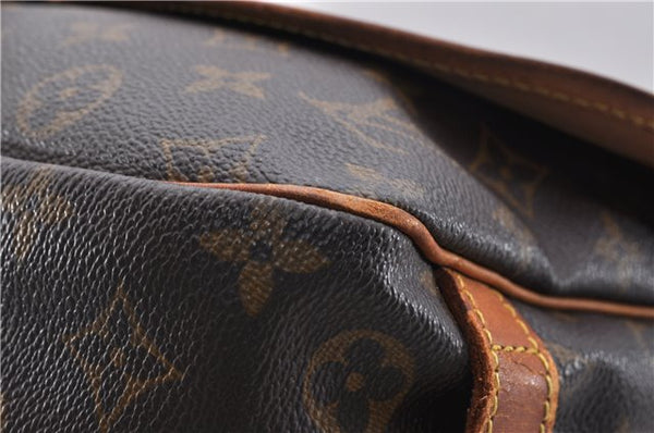 Auth LOUIS VUITTON Monogram Saumur 30 Shoulder Cross Body Bag M42256 LV 8250C