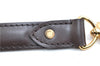 Authentic Louis Vuitton Leather Shoulder Strap Brown 21.7-26" LV 8251E