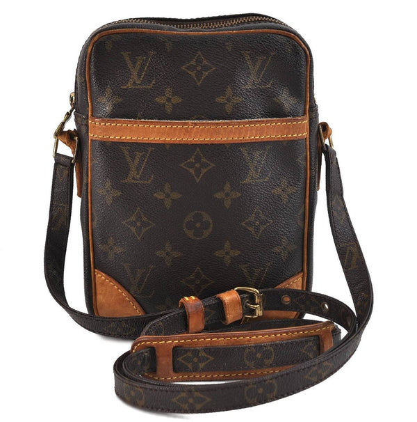 Authentic LOUIS VUITTON Monogram Danube Shoulder Cross Body Bag M45266 LV 8252C