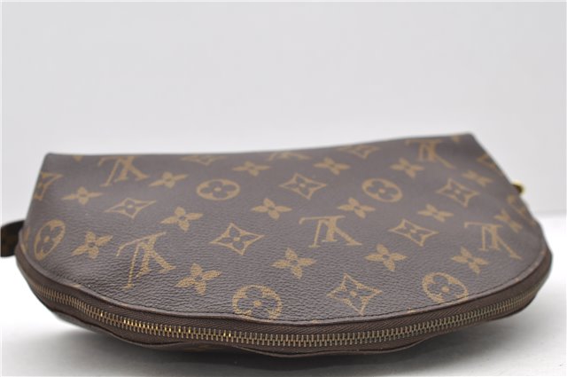 Auth LOUIS VUITTON Monogram Trousse Demi Ronde 23 Cosmetic Pouch M47520 LV 8256C
