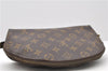 Auth LOUIS VUITTON Monogram Trousse Demi Ronde 23 Cosmetic Pouch M47520 LV 8256C