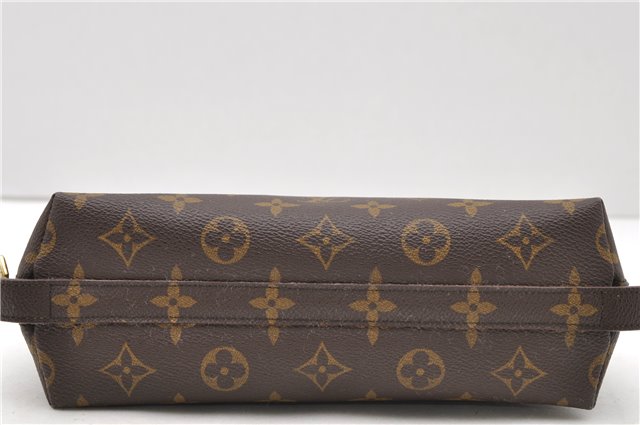 Auth LOUIS VUITTON Monogram Trousse Demi Ronde 23 Cosmetic Pouch M47520 LV 8256C