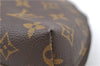 Auth LOUIS VUITTON Monogram Trousse Demi Ronde 23 Cosmetic Pouch M47520 LV 8256C