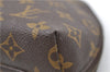 Auth LOUIS VUITTON Monogram Trousse Demi Ronde 23 Cosmetic Pouch M47520 LV 8256C