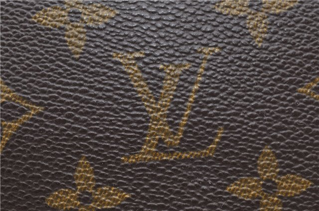Auth LOUIS VUITTON Monogram Trousse Demi Ronde 23 Cosmetic Pouch M47520 LV 8256C