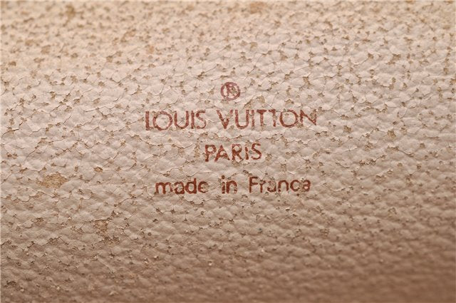 Auth LOUIS VUITTON Monogram Trousse Demi Ronde 23 Cosmetic Pouch M47520 LV 8256C