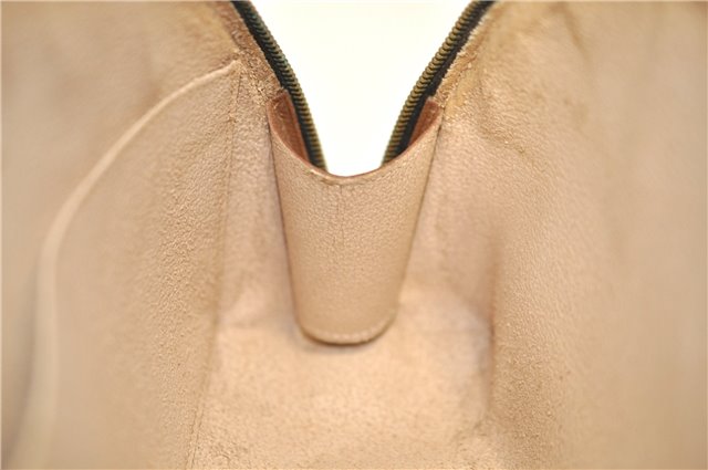 Auth LOUIS VUITTON Monogram Trousse Demi Ronde 23 Cosmetic Pouch M47520 LV 8256C