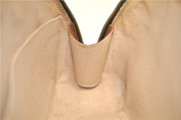 Auth LOUIS VUITTON Monogram Trousse Demi Ronde 23 Cosmetic Pouch M47520 LV 8256C