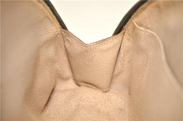 Auth LOUIS VUITTON Monogram Trousse Demi Ronde 23 Cosmetic Pouch M47520 LV 8256C