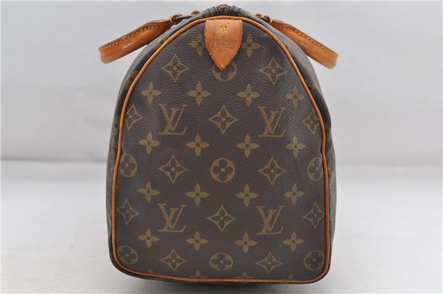 Authentic Louis Vuitton Monogram Speedy 35 Hand Boston Bag M41524 LV 8258D