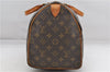 Authentic Louis Vuitton Monogram Speedy 35 Hand Boston Bag M41524 LV 8258D