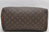 Authentic Louis Vuitton Monogram Speedy 35 Hand Boston Bag M41524 LV 8258D