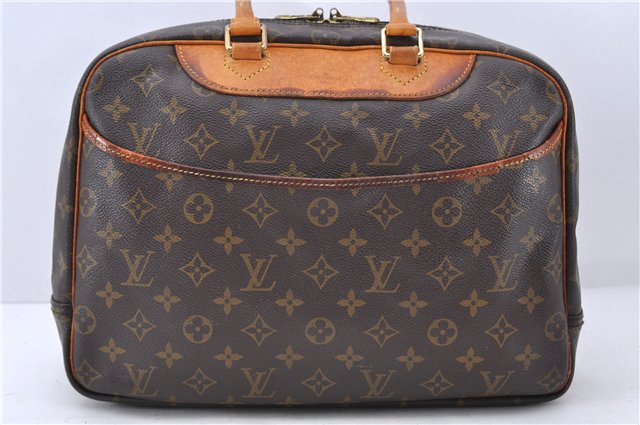 Authentic LOUIS VUITTON Monogram Deauville Hand Bag Purse M47270 LV 8259C