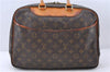 Authentic LOUIS VUITTON Monogram Deauville Hand Bag Purse M47270 LV 8259C
