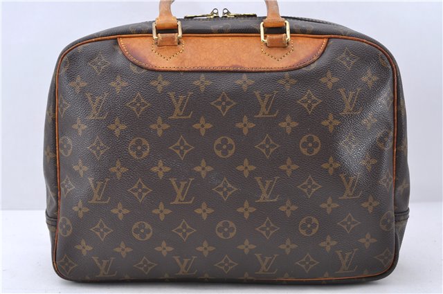 Authentic LOUIS VUITTON Monogram Deauville Hand Bag Purse M47270 LV 8259C