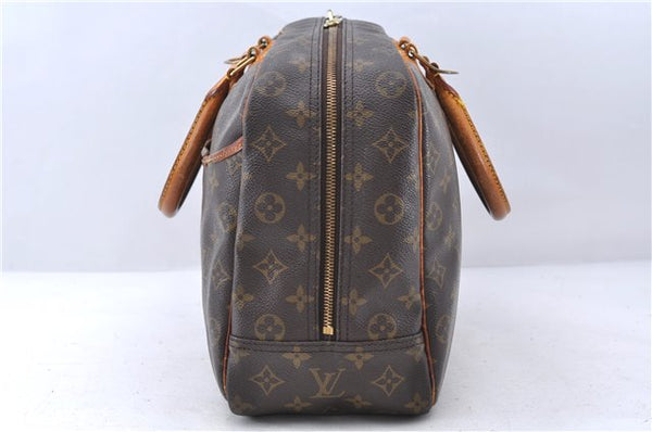 Authentic LOUIS VUITTON Monogram Deauville Hand Bag Purse M47270 LV 8259C