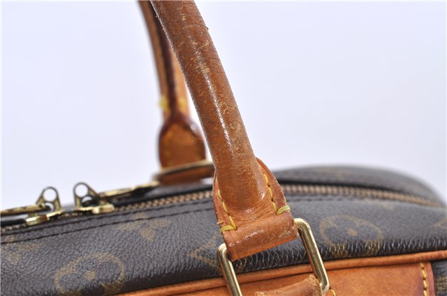 Authentic LOUIS VUITTON Monogram Deauville Hand Bag Purse M47270 LV 8259C