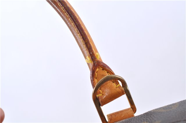 Authentic LOUIS VUITTON Monogram Deauville Hand Bag Purse M47270 LV 8259C