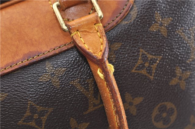 Authentic LOUIS VUITTON Monogram Deauville Hand Bag Purse M47270 LV 8259C